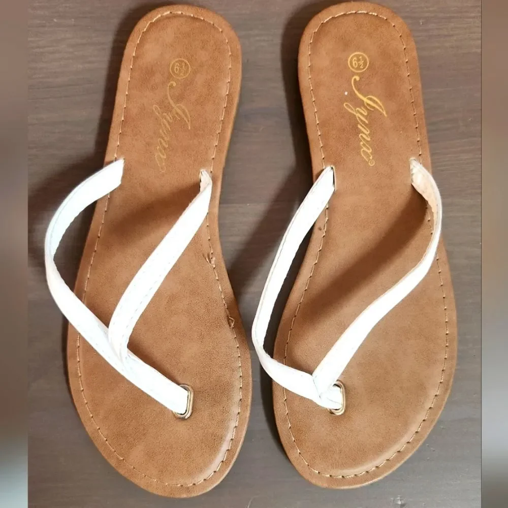 Flip flop white Size 6,1/2